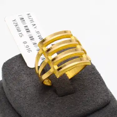 22 Ayar Kaburga Yüzük