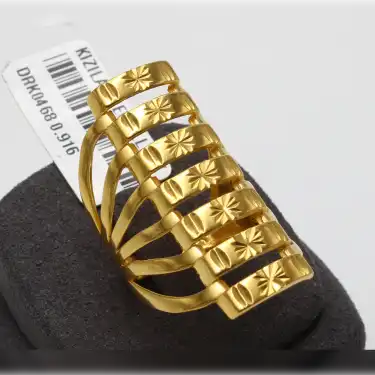 22 Ayar Kaburga Yüzük