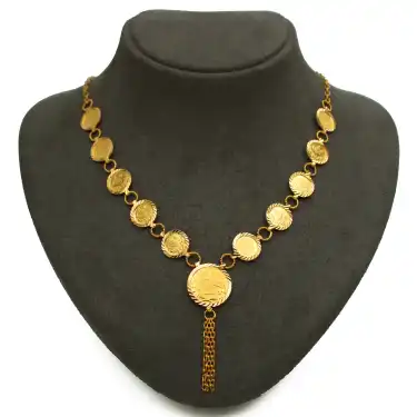 22 Ayar Kalem Reşat Kolye