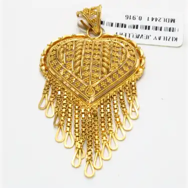 22 Ayar Kalp Model Hint Kolye Ucu