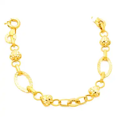 22 Ayar Kalpli Zincir Bileklik