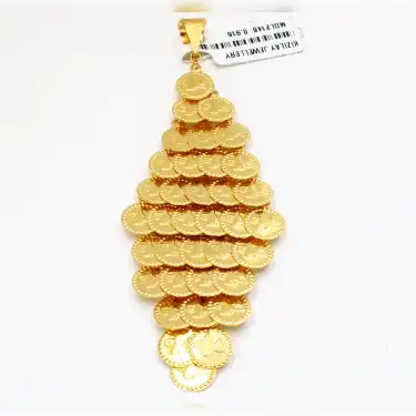 22 Ayar Katmanlı OtuzAltı Reşat Kolye Ucu