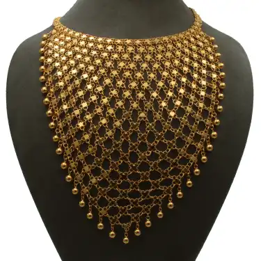 22 Ayar Kişnişli Kolye