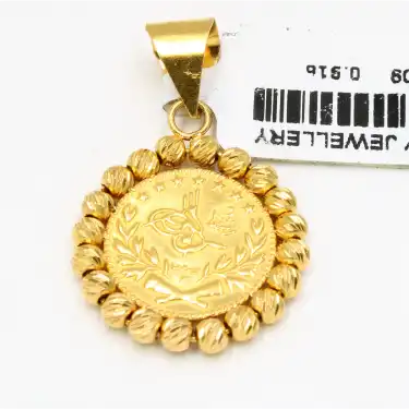 22 Ayar Küçük Boy Dorikalı Kolye Ucu