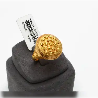 22 Ayar Oval Dorikalı Yüzük