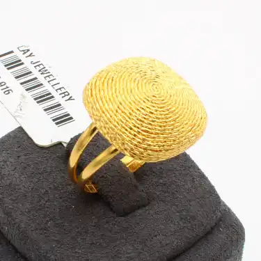 22 Ayar Parmak İzi Yüzük