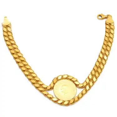 22 Ayar Pullu Çeyrek Bileklik