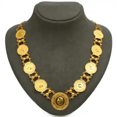 22 Ayar Resatli Kolye