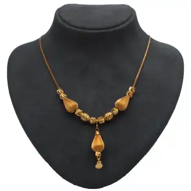 22 Ayar Salkım Habbeli Kolye