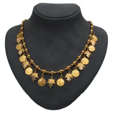 22 Ayar Salkım Kolye