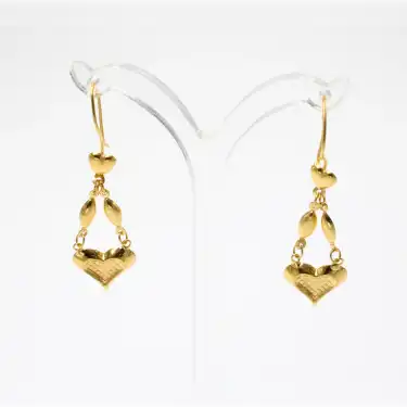 22 Ayar Sallama Kalp Desenli