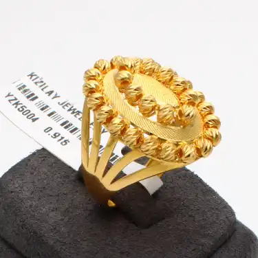 22 Ayar Tane Dorika Yüzük