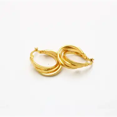 22 Ayar Tasarım Küpe