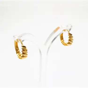 22 Ayar Tasarım Küpe