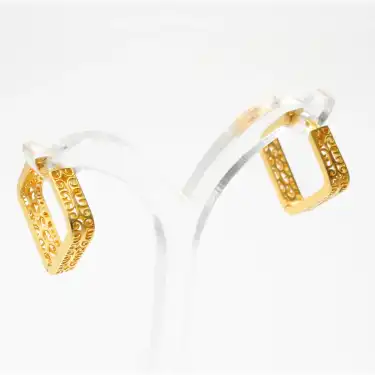 22 Ayar Tasarım Küpe