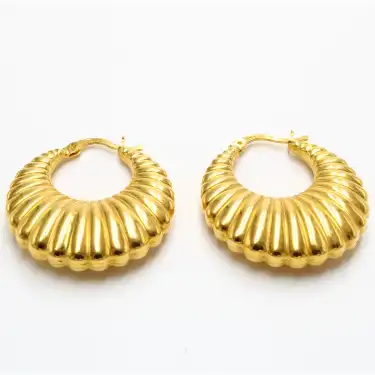 22 Ayar Tasarım Küpe