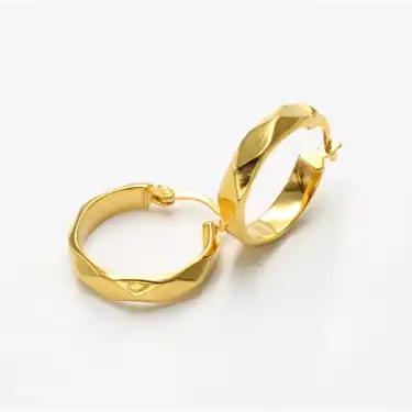 22 Ayar Tasarım Küpe