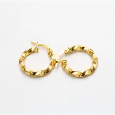 22 Ayar Tasarım Küpe