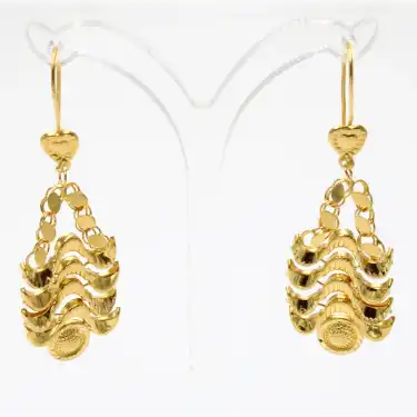 22 Ayar Tasarım Küpe