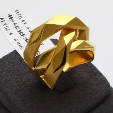 22 Ayar Tasarım Yüzük