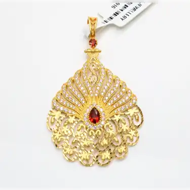 22 Ayar Taşlı Harika Tasarım Kolye Ucu