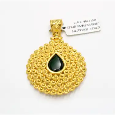 22 Ayar Taşlı Tasarım Kolye Ucu