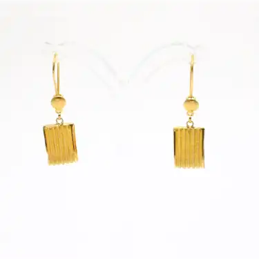 22 Ayar Trabzon Hasır Küpe