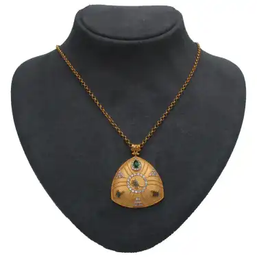 22 Ayar Tuğralı Kolye