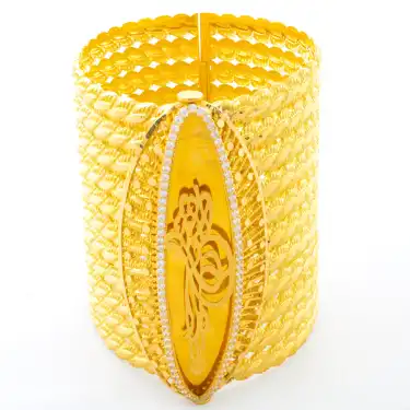 22 Ayar Tuğralı Tabut Model Büyük Kelepçe