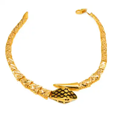 22 Ayar Yılan Bileklik