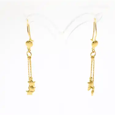 22 Ayar Yıldız Model Küpe