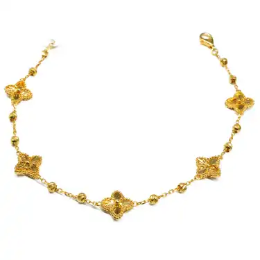 22 Ayar Yonca Dorika Bileklik