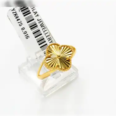 22 Ayar Yonca Yüzük