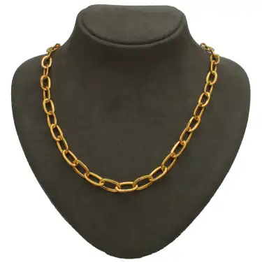 22 Ayar Zincir Halka Kolye