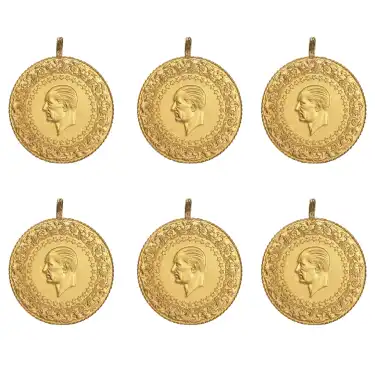 6 ADET ESKİ TARİHLİ ÇEYREK