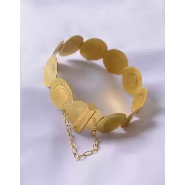 22 Ayar 11 Çeyrekli Kasnak Kelepçe Bilezik