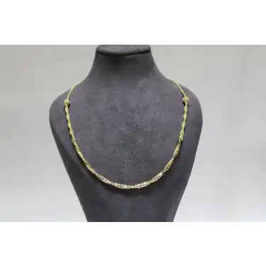 14 Ayar Altın Geometrik Sarmal Model Kolye