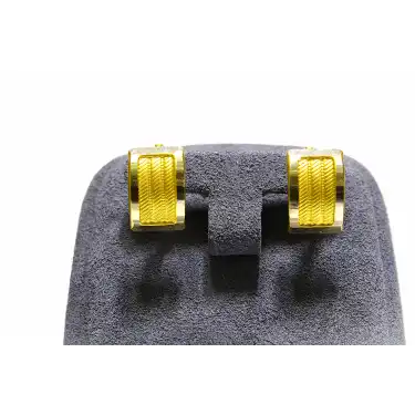 14 Ayar Altın Trabzon Hasırı Küpe 2.50GR KPE8631