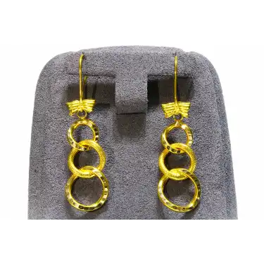 14 Ayar Altın Uzayyolu Küpe 2.70GR UME0155