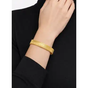 22 Ayar Altın İtalyan Balıksırtı Modeli Kelepçe Bilezik 29.17 GR KLP1870