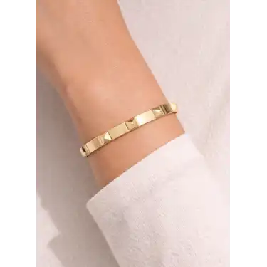 22 Ayar Altın Piramit Modeli Kelepçe Bilezik 12.32 GR KLP1670