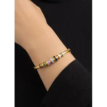 22 Ayar Altın Renkli Günlük Kelepçe Bilezik 10.46 GR KLP1123