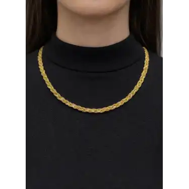 14 Ayar Altın Dorikalı Burma Kolye