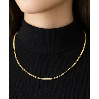 14 Ayar Altın Uzun Zincir Modeli Kolye