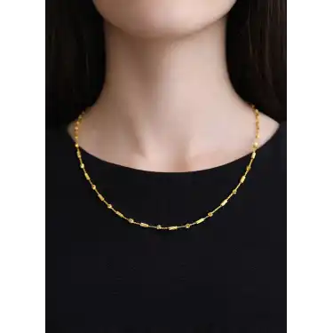 14 Ayar Altın Dorikalı Kolye