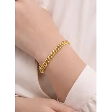 14 Ayar Altın Süzme Bileklik Künye