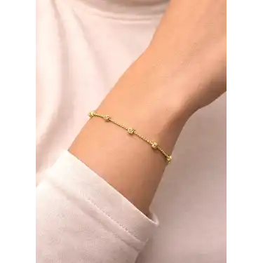 14 Ayar Altın Künye Bileklik