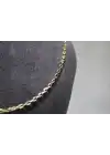 14 Ayar Altın Halkalı Kolye Zincir