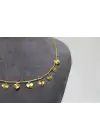 14 Ayar Altın Kalpli Pullu Kolye