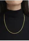 14 Ayar Altın Pullu Kadın Zinciri Kolye